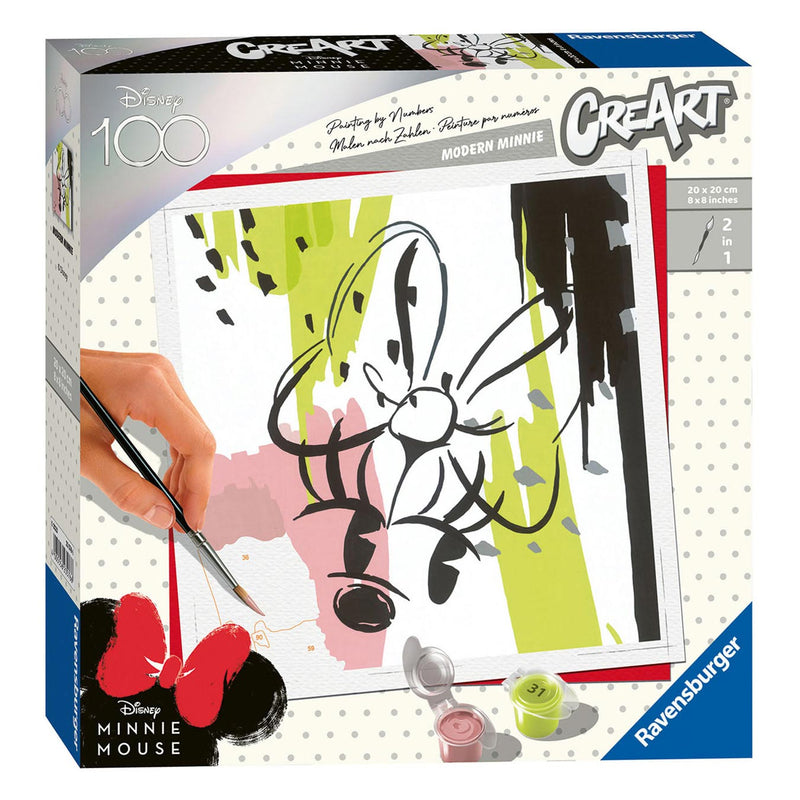 Afbeelding laden in galerijviewer, Ravensburger CreArt - Disney 100 Jaar Minnie Mouse 3