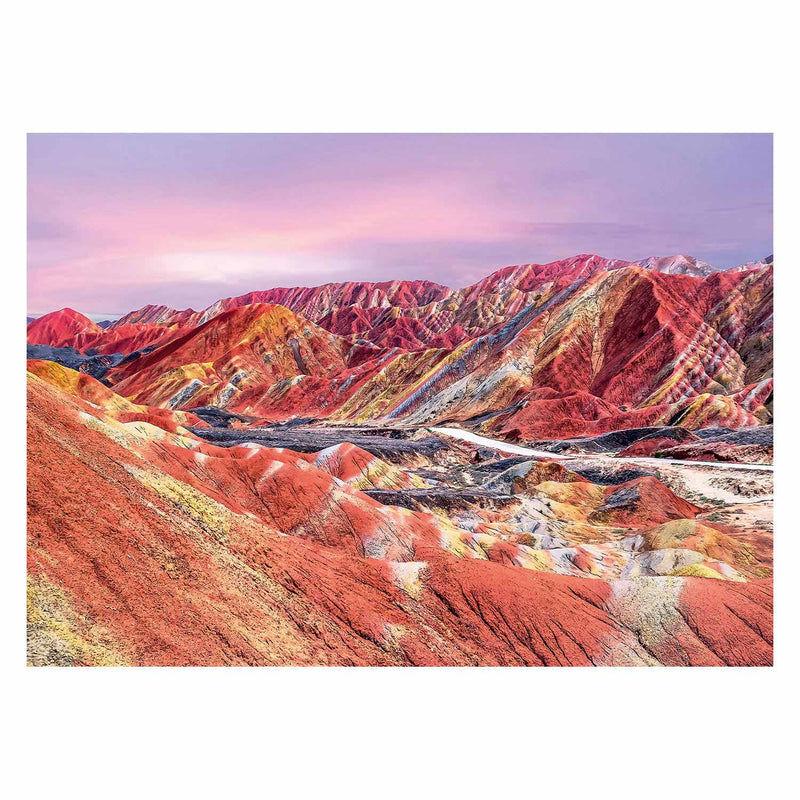 Afbeelding laden in galerijviewer, Ravensburger puzzel regenboogbergen, china, 1000st.