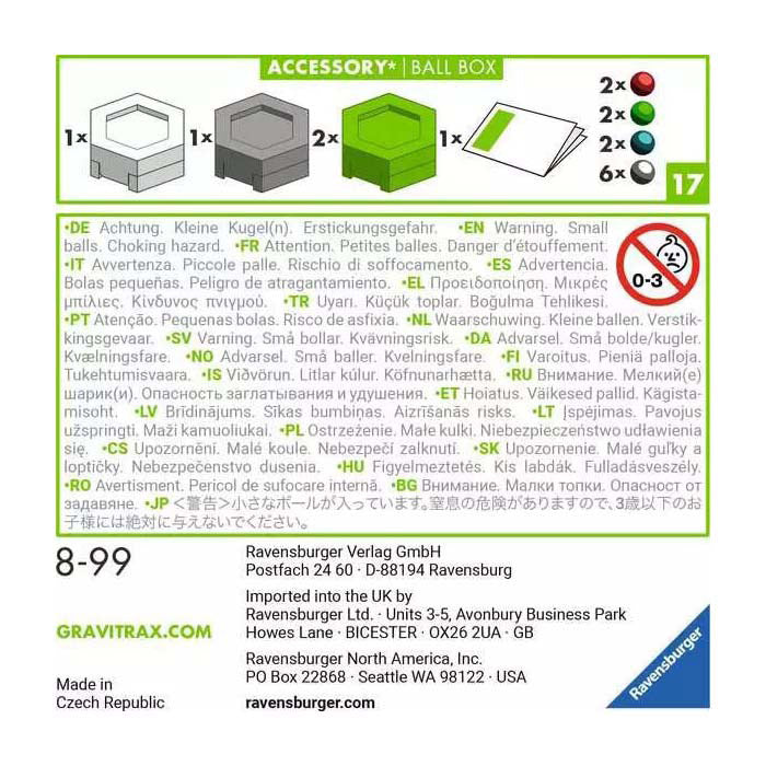 Afbeelding laden in galerijviewer, Ravensburger gravitrax accessory ball box