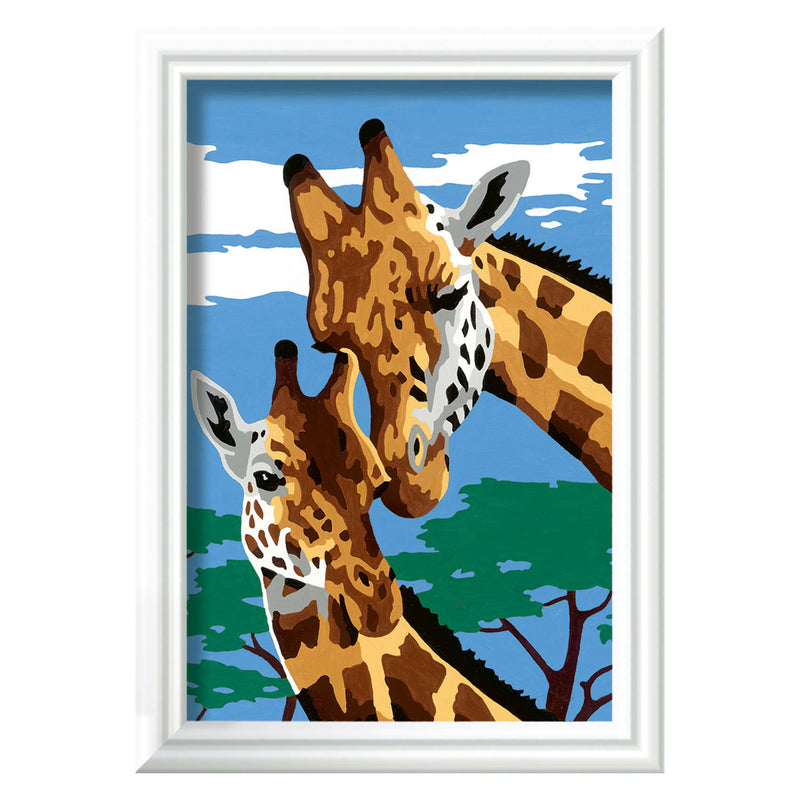 Afbeelding laden in galerijviewer, Ravensburger creart schilderen op nummer - schattige giraffen