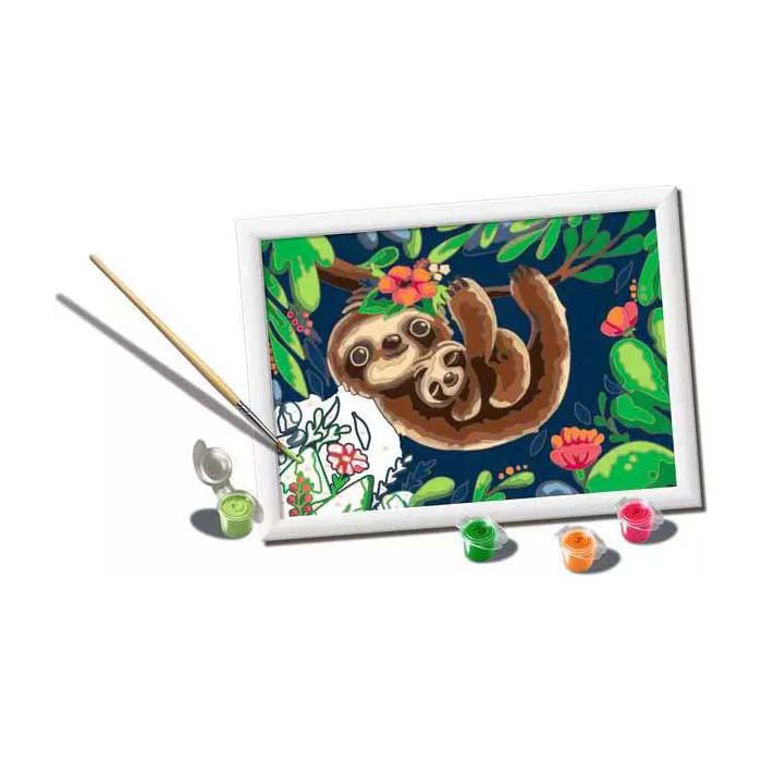 Afbeelding laden in galerijviewer, Ravensburger creart sweet sloths - schilderen op nummer voor kinderen