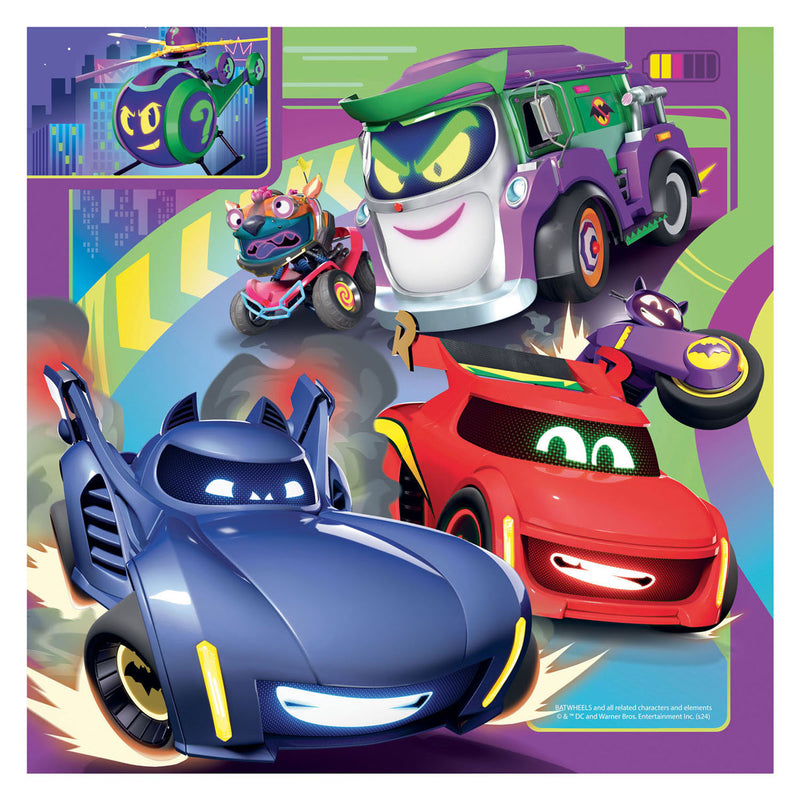 Afbeelding laden in galerijviewer, Ravensburger puzzel batwheels - drie puzzels - 49 stukjes - kinderpuzzel