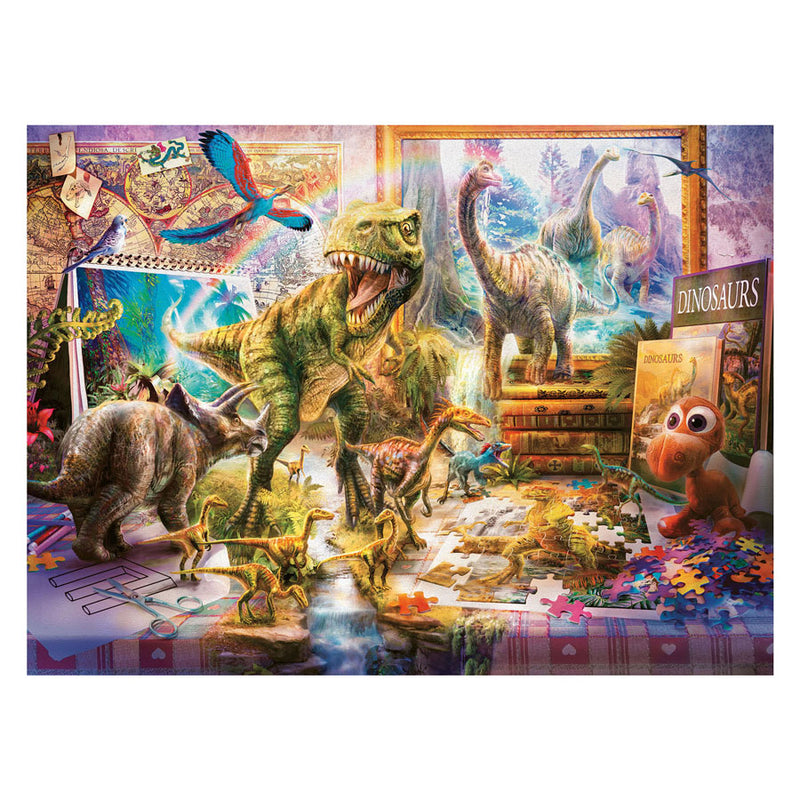Afbeelding laden in galerijviewer, Ravensburger puzzel dino toys come to live - legpuzzel - 100 xxl stukjes