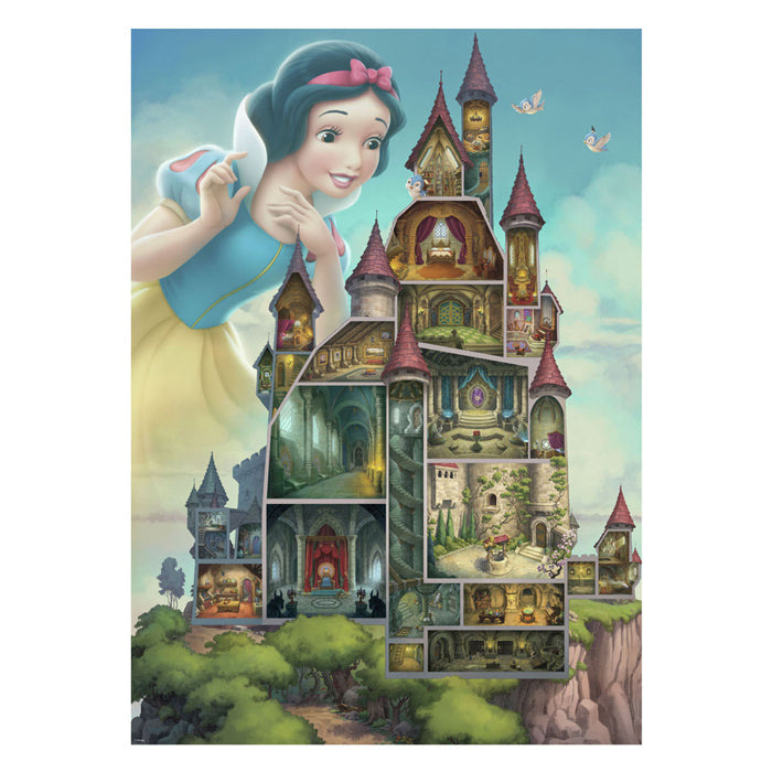 Afbeelding laden in galerijviewer, Ravensburger legpuzzel disney castles snow white, 1000st.