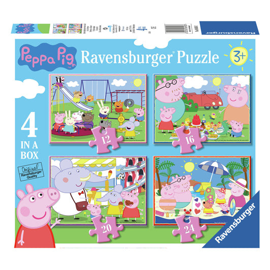 Afbeelding laden in galerijviewer, Ravensburger legpuzzel peppa pig 4in1, 24st.