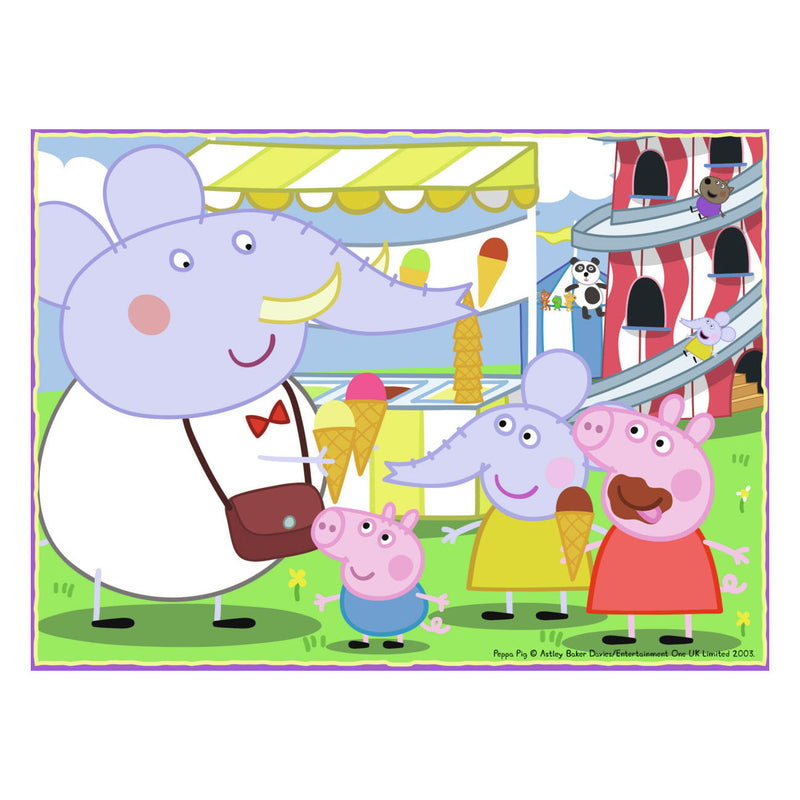 Afbeelding laden in galerijviewer, Ravensburger legpuzzel peppa pig 4in1, 24st.