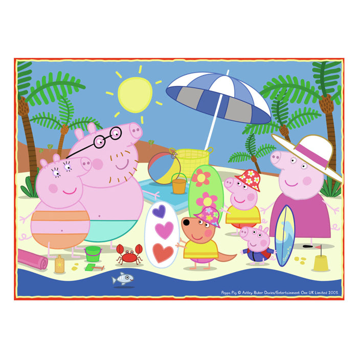 Afbeelding laden in galerijviewer, Ravensburger legpuzzel peppa pig 4in1, 24st.