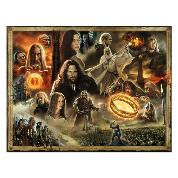 Afbeelding laden in galerijviewer, Ravensburger puzzel the lord of the rings: the two towers - legpuzzel - 2000 stukjes