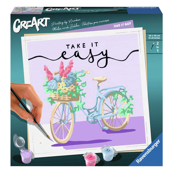 Afbeelding laden in galerijviewer, Ravensburger creart schilderen op nummer take it easy