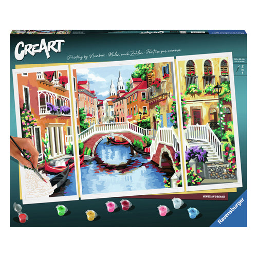 Afbeelding laden in galerijviewer, Ravensburger creart schilderen op nummer - venetian dreams
