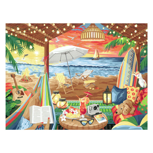 Afbeelding laden in galerijviewer, Ravensburger creart schilderen op nummer - cozy cabana