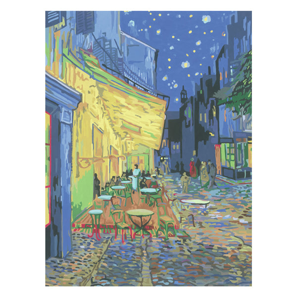 Afbeelding laden in galerijviewer, Ravensburger creart schilderen op nummer - cafe terrace van gogh