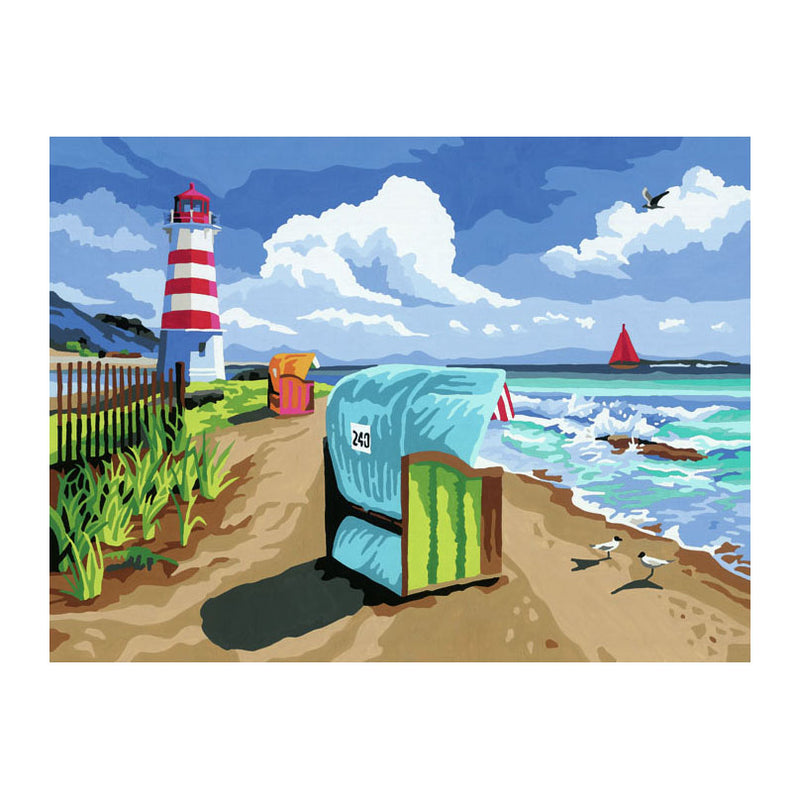 Afbeelding laden in galerijviewer, Ravensburger creart schilderen op nummer holiday on the baltic sea