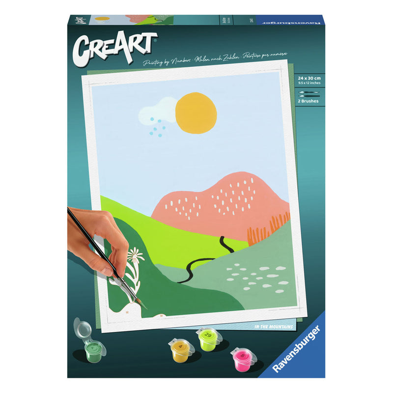 Afbeelding laden in galerijviewer, Ravensburger creart schilderen op nummer - in the mountains