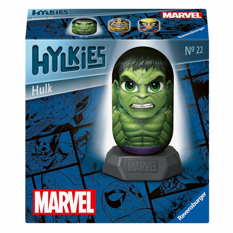 Afbeelding laden in galerijviewer, Ravensburger 3d puzzel hylkies marvel hulk, 54st.