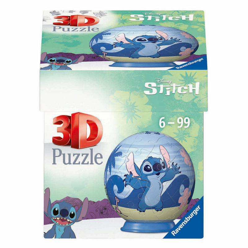 Afbeelding laden in galerijviewer, Ravensburger 3d puzzelbal stitch, 54st.