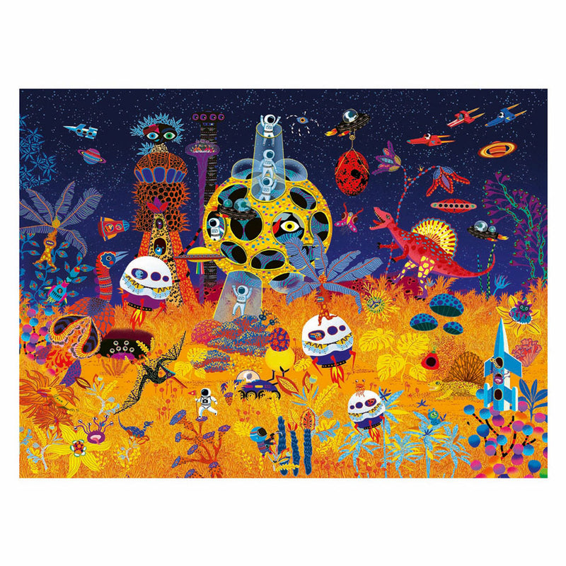 Afbeelding laden in galerijviewer, Ravensburger puzzel - fantastische planeet - 300 xxl stukjes