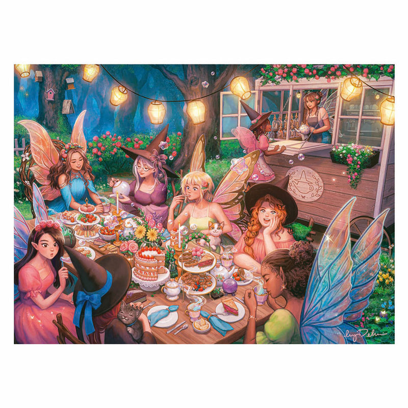 Afbeelding laden in galerijviewer, Ravensburger legpuzzel high tea met feeen, 300st.