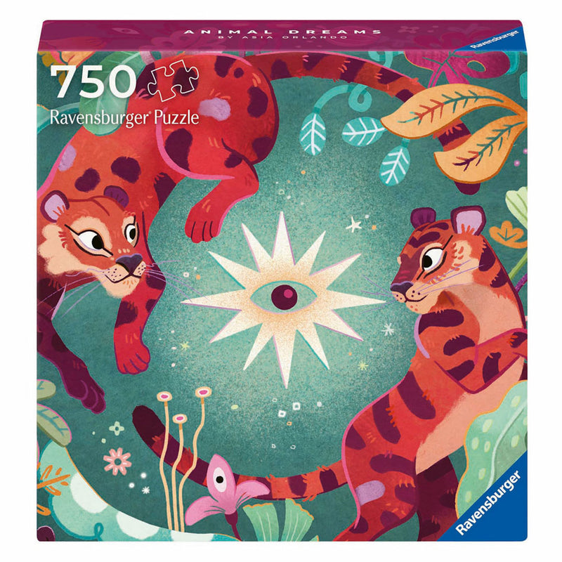 Afbeelding laden in galerijviewer, Ravensburger legpuzzel art soul animal spirit, 750st.