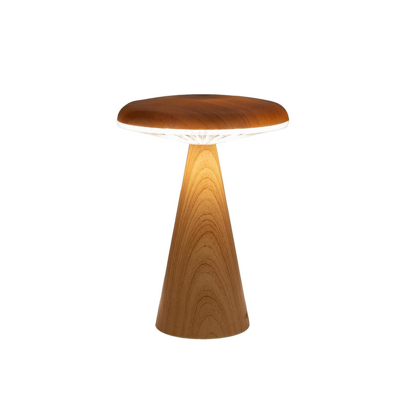 Afbeelding laden in galerijviewer, Anna's collection tafellamp usb oplaadbaar bamboe warm wit 20x12cm