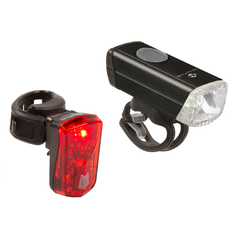 Afbeelding laden in galerijviewer, M-wave atlas 20 usb rechargeable battery lighting set