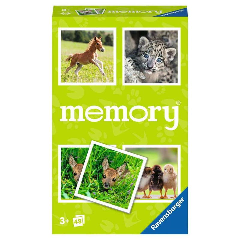 Afbeelding laden in galerijviewer, Ravensburger spel memory jonge dieren pocket