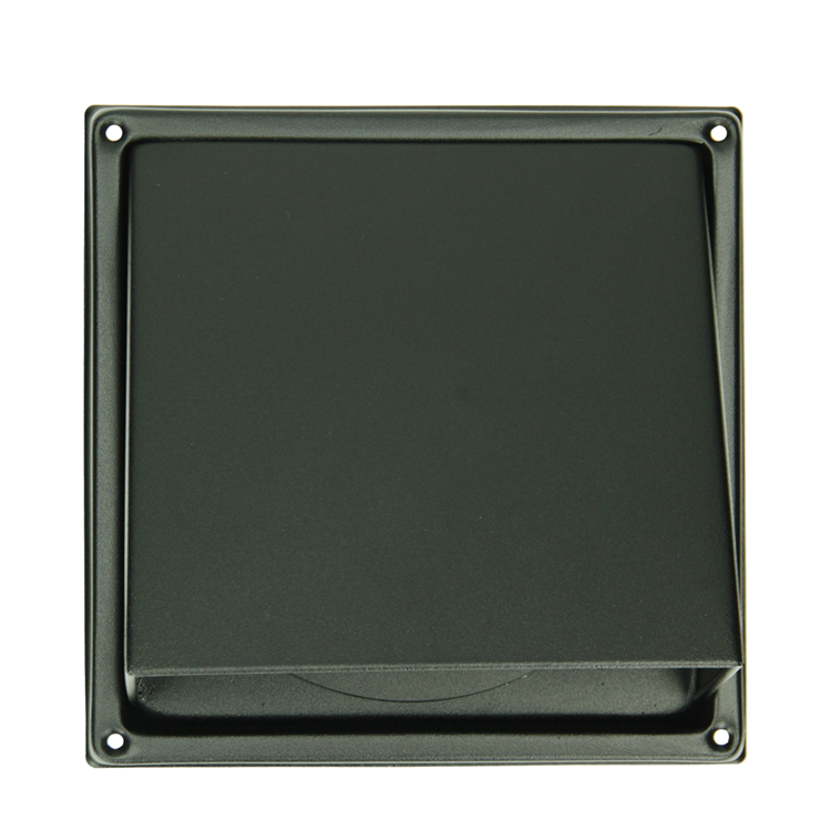 Afbeelding laden in galerijviewer, Renson 1066437 - zwart inox dampkaprooster type 641 ø125mm, opbouw | 2 stuks