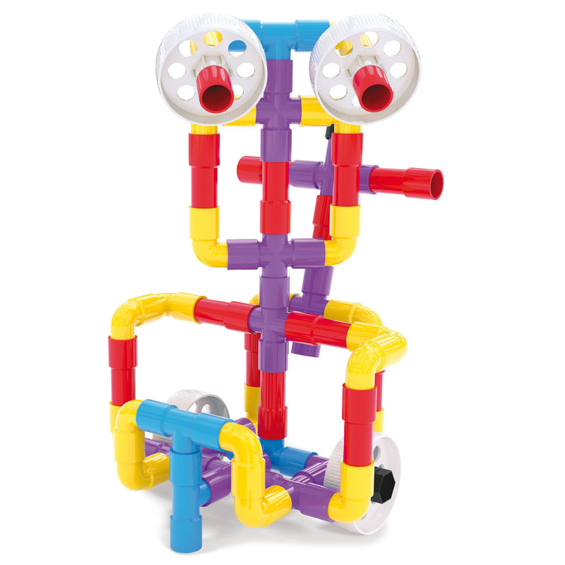 Afbeelding laden in galerijviewer, Quercetti buizenconstructie set, 68dlg.