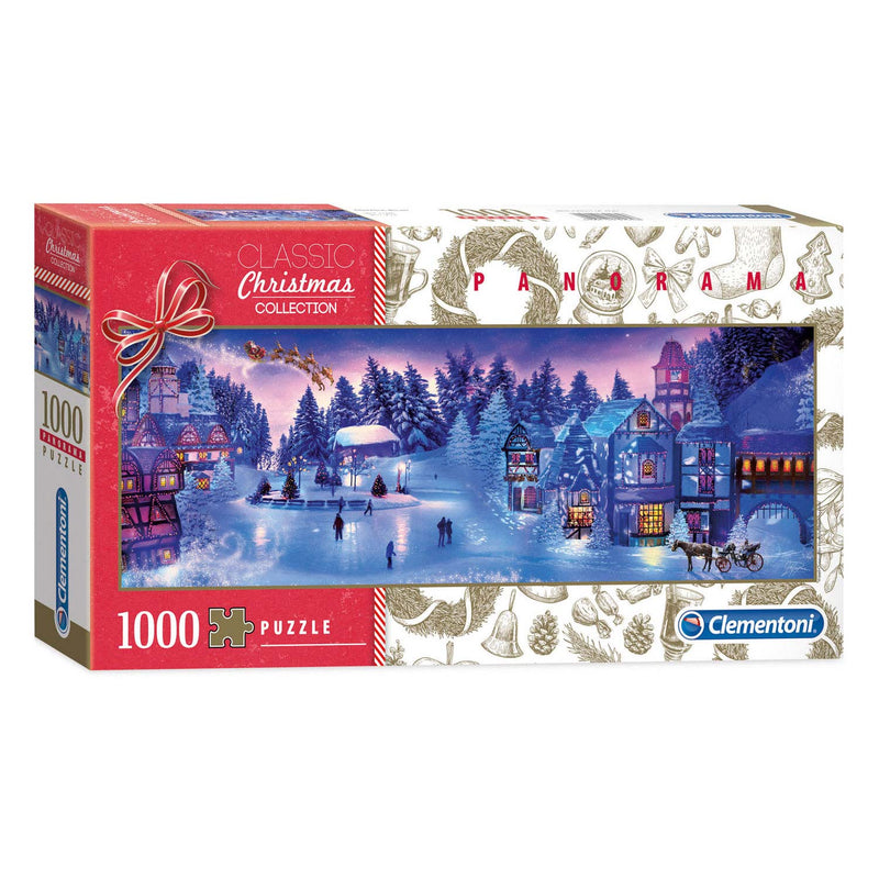 Afbeelding laden in galerijviewer, Clementoni Panorama Puzzel Kerst, 1000st.