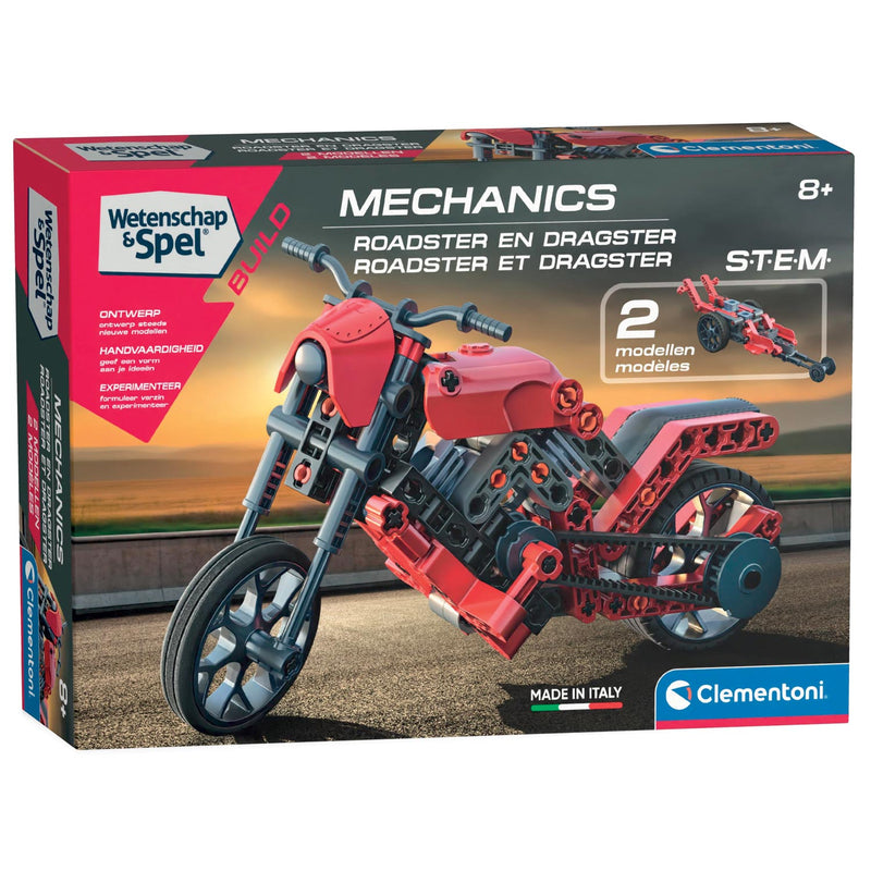 Afbeelding laden in galerijviewer, Clementoni wetenschap spel mechanica - roadster, 2in1