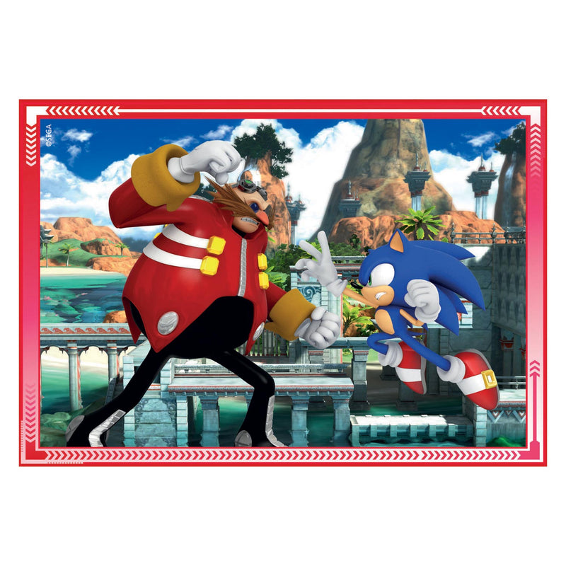 Afbeelding laden in galerijviewer, Clementoni puzzels sonic, 4in1