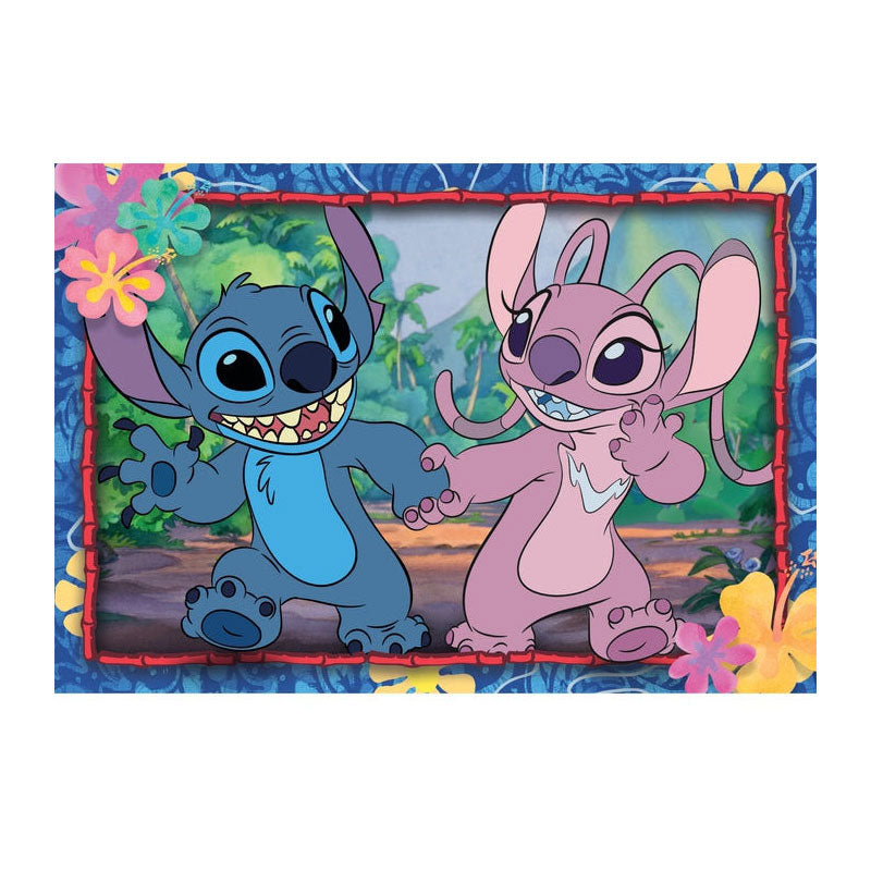 Afbeelding laden in galerijviewer, Clementoni legpuzzel super color disney stitch, 2x20st.