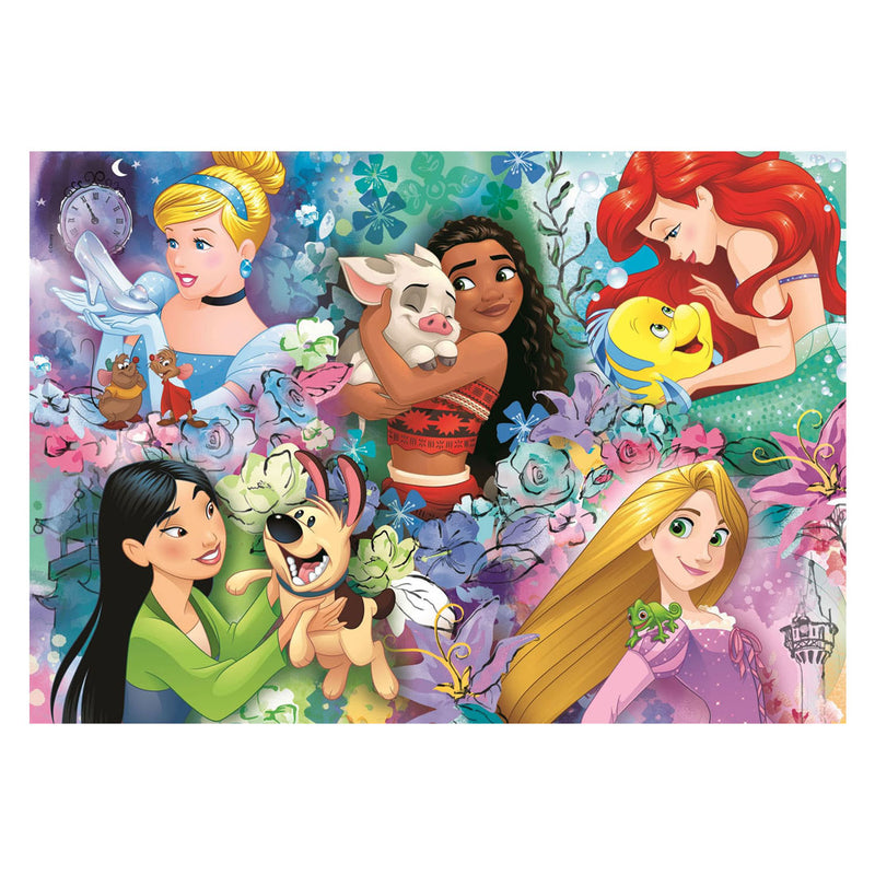 Afbeelding laden in galerijviewer, Clementoni legpuzzel super color disney princess ii, 60st.