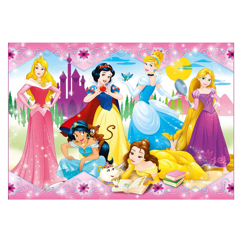 Afbeelding laden in galerijviewer, Clementoni legpuzzel super color disney prinses, 104st.