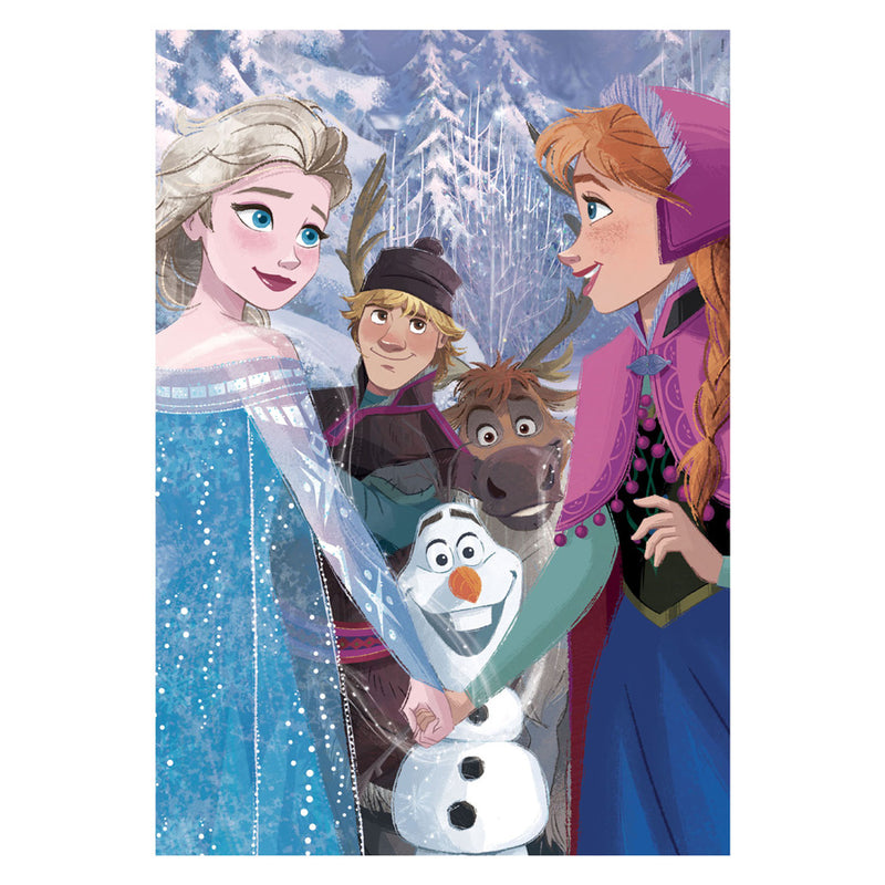 Afbeelding laden in galerijviewer, Clementoni legpuzzel super color disney frozen, 104st.