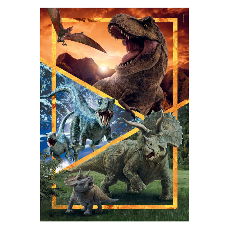 Afbeelding laden in galerijviewer, Clementoni legpuzzel super color jurassic world, 104st.