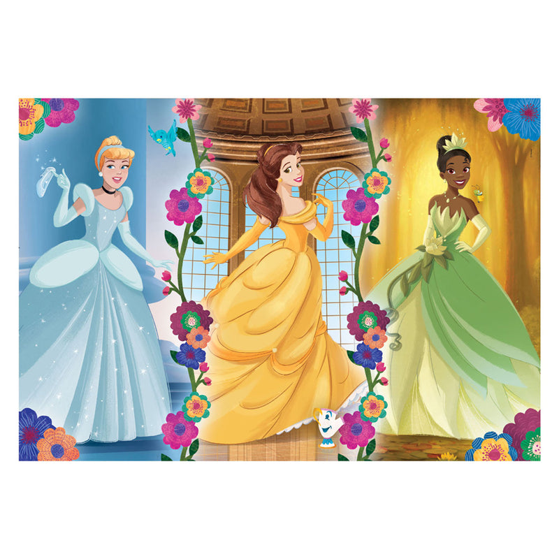 Afbeelding laden in galerijviewer, Clementoni legpuzzel super color disney princess, 104st.
