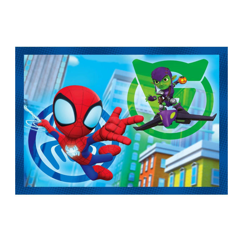 Afbeelding laden in galerijviewer, Clementoni legpuzzel 4in1 spidey and his amazing friends