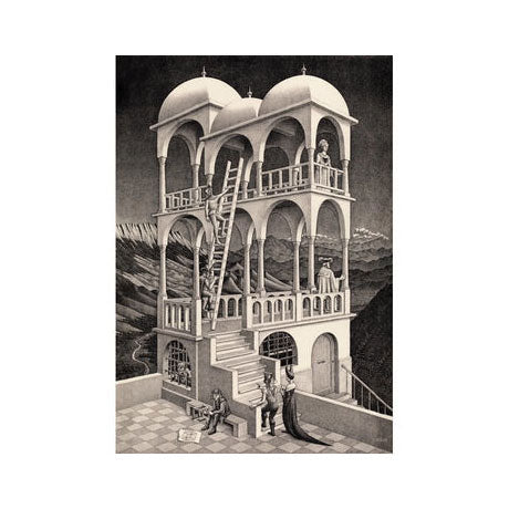 Afbeelding laden in galerijviewer, Clementoni legpuzzel m. c. escher belverdere, 1000st.