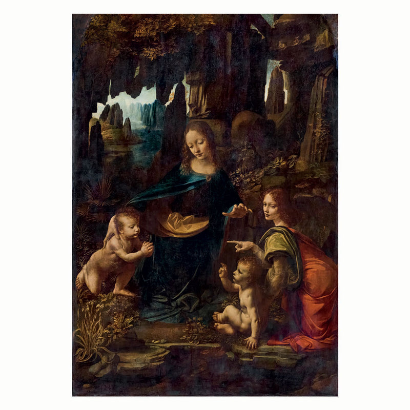 Afbeelding laden in galerijviewer, Clementoni legpuzzel kunstwerken madonna in de grot, 1000st.