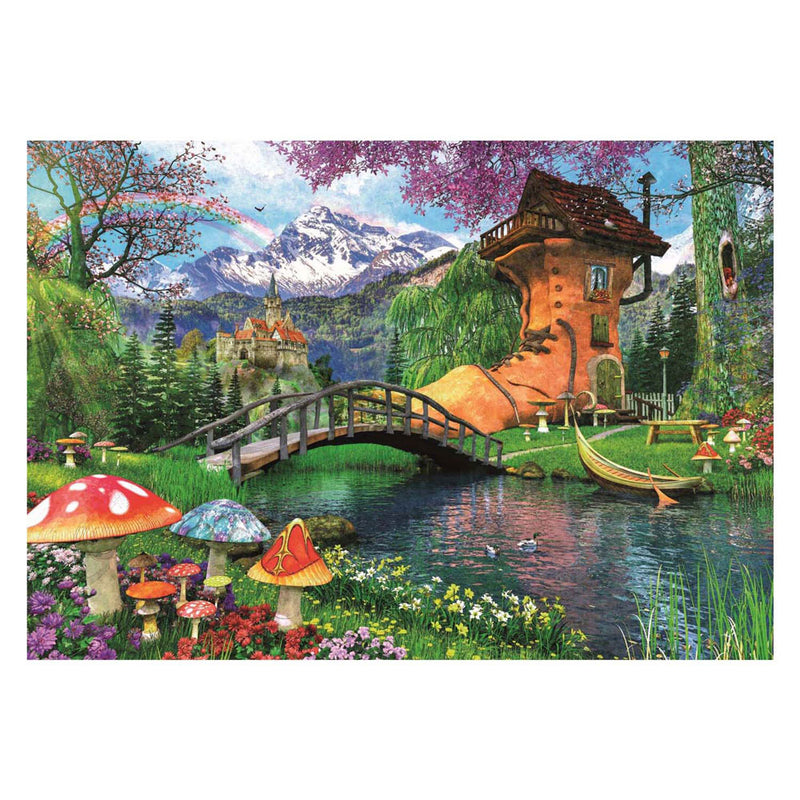 Afbeelding laden in galerijviewer, Clementoni legpuzzel the old shoe house, 500st.