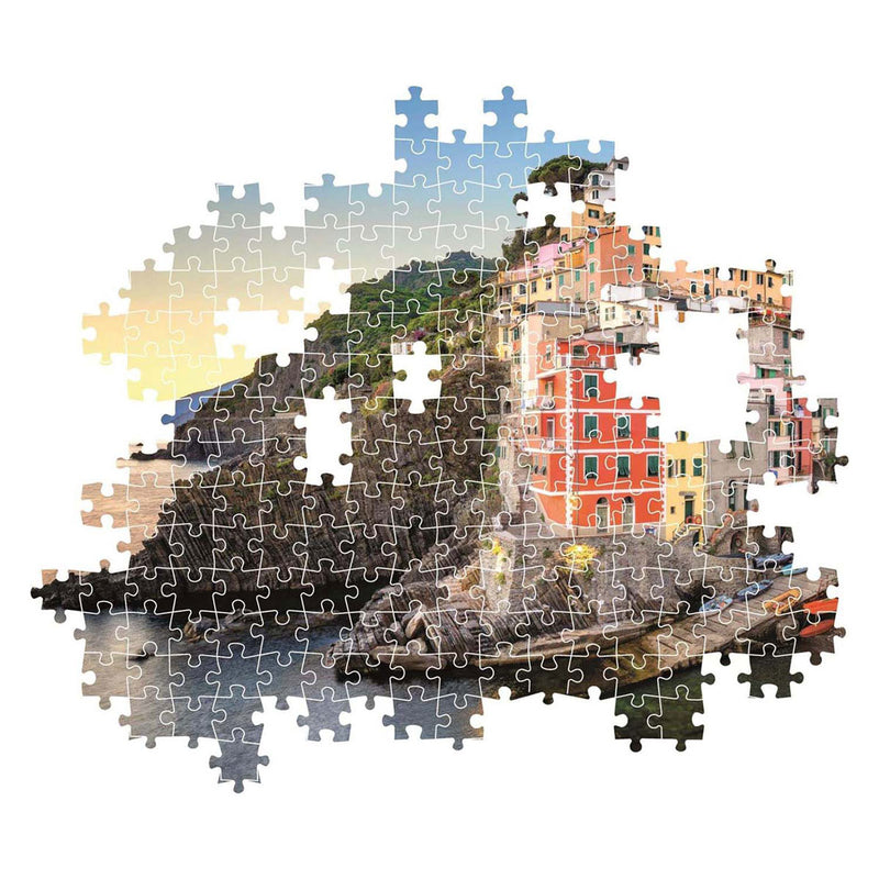 Afbeelding laden in galerijviewer, Clementoni legpuzzel riomaggiore coast, 500st.
