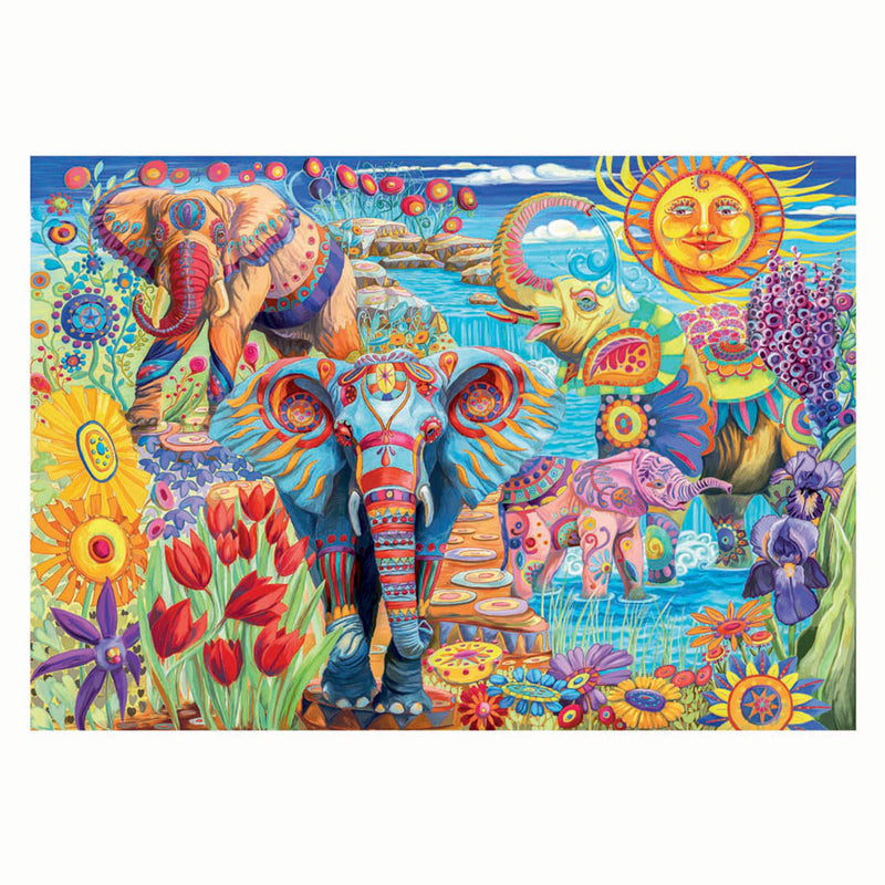 Afbeelding laden in galerijviewer, Clementoni legpuzzel elephants' carnival, 500st.