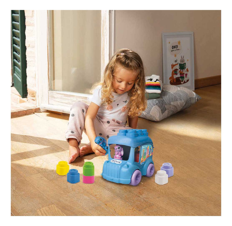 Afbeelding laden in galerijviewer, Clementoni soft clemmy stitch schoolbus