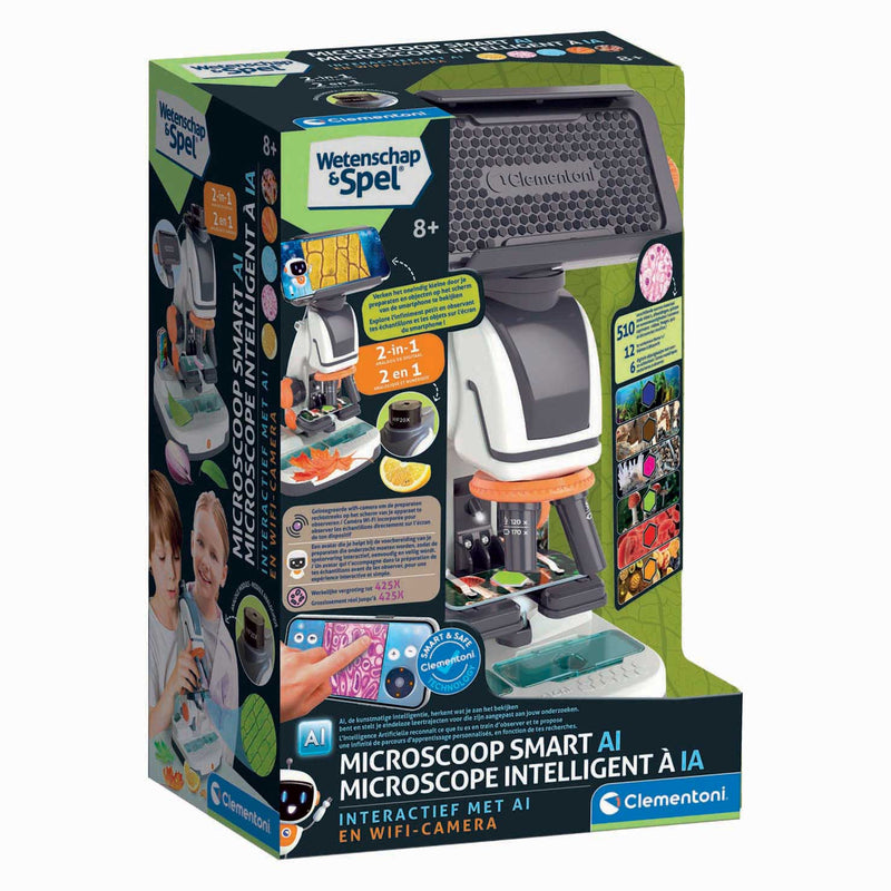 Afbeelding laden in galerijviewer, Clementoni wetenschap spel microscoop smart