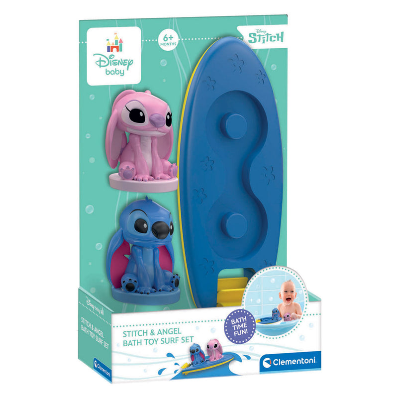 Afbeelding laden in galerijviewer, Clementoni baby baby badspeelgoed surfset stitch angel