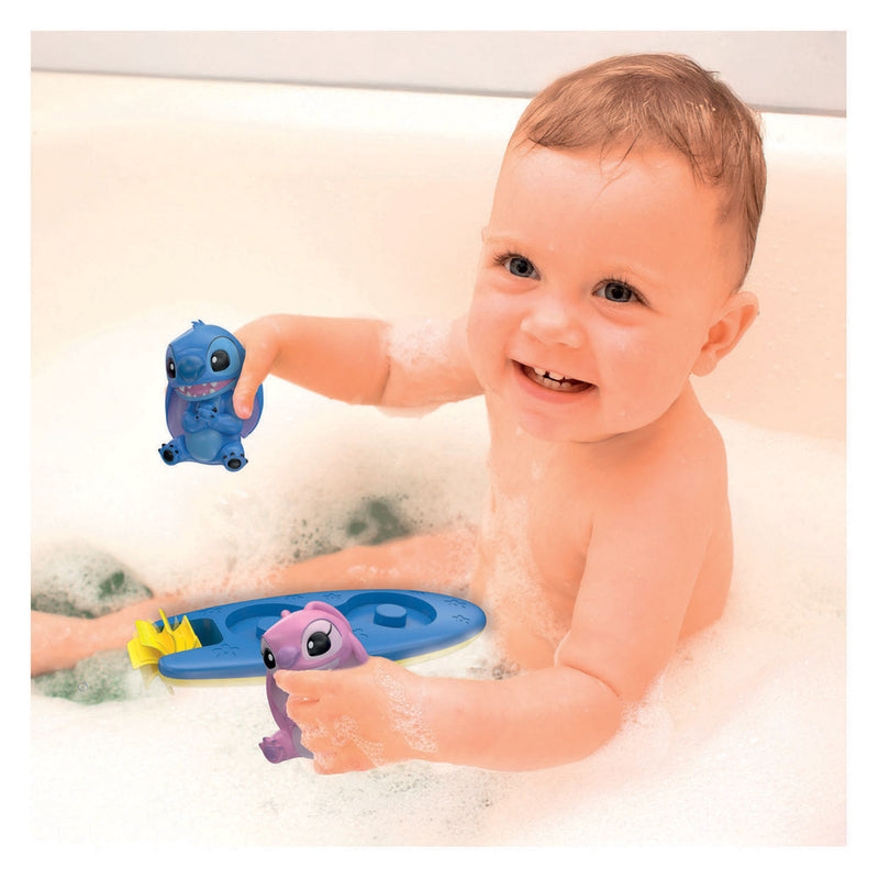 Afbeelding laden in galerijviewer, Clementoni baby baby badspeelgoed surfset stitch angel