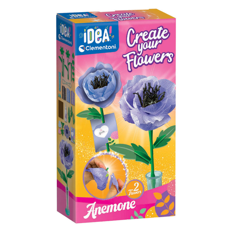 Afbeelding laden in galerijviewer, Clementoni idea maak je eigen bloemen - anemoon