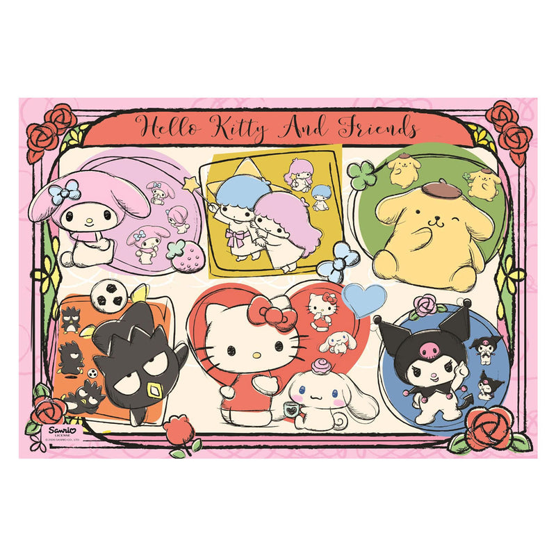 Afbeelding laden in galerijviewer, Clementoni legpuzzel hello kitty and friends - 1000st.