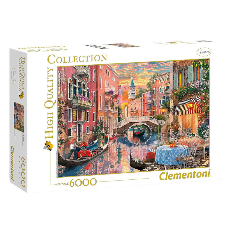 Afbeelding laden in galerijviewer, Clementoni legpuzzel venetie zonsondergang - 6000st.